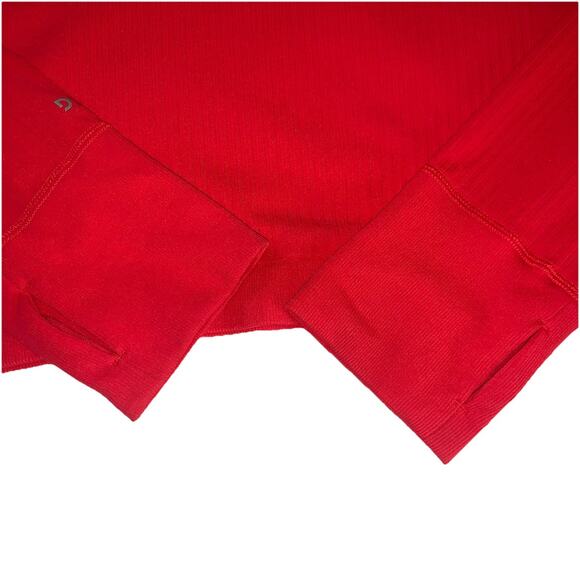 NWT DSG Momentum Seamless 1/4 Zip Pullover Lightning Red Women’s Size XL - Picture 8 of 14